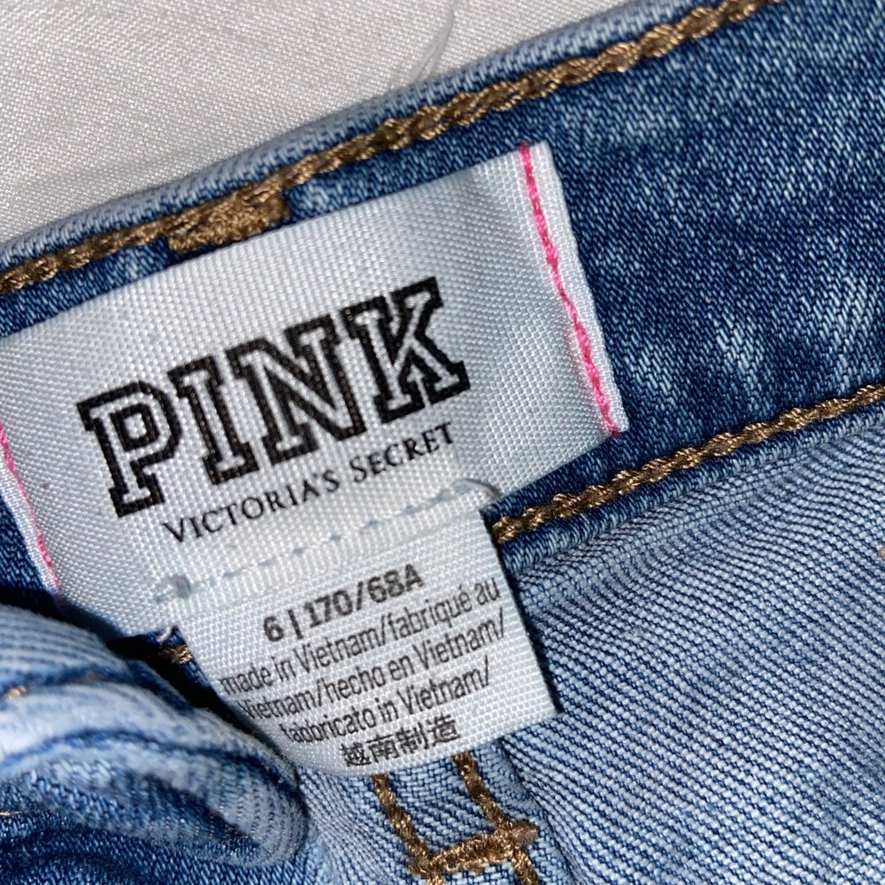 victoria’s secret pink high waisted shorts